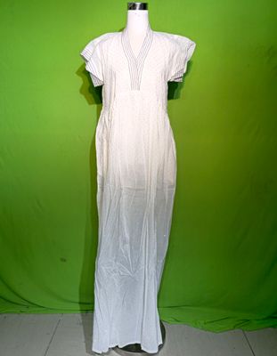 XS Crystal Amani Dress 100% Cotton 54&quot; Inches Long Jalabiya