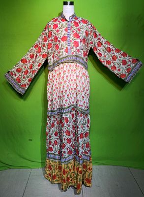L-XL Crystal Sydney Dress 100% Cotton 57&quot; Inches Long Jalabiya