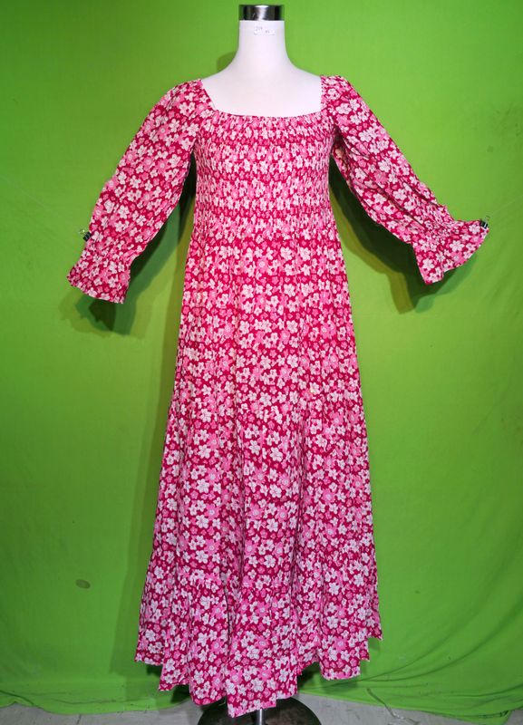 XS Crystal Sara Dress 100% Cotton 54&quot; Inches Long Jalabiya
