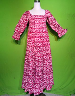2XL-3XL Crystal Sara Dress 100% Cotton 57&quot; Inches Long Jalabiya
