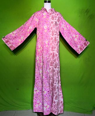 XS Crystal Singapore Dress 100% Cotton 54&quot; Inches Long Jalabiya