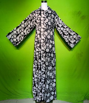 S-M Crystal Singapore Dress 100% Cotton 57&quot; Inches Long Jalabiya