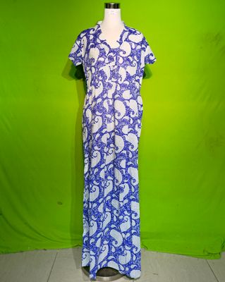 S-M Crystal Amani Dress 100% Cotton 57&quot; Inches Long Jalabiya