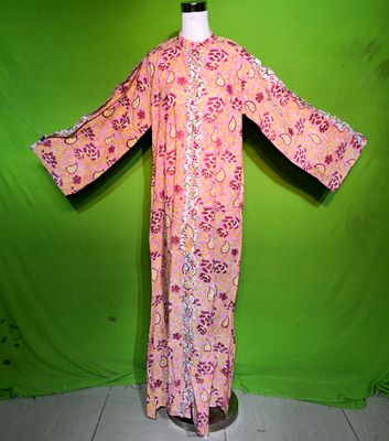 L-XL Crystal Arwa Dress 100% Cotton 57&quot; Inches Long Jalabiya