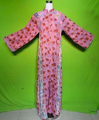 L-XL Crystal Huda Dress 100% Cotton 57&quot; Inches Long Jalabiya