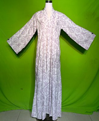 S-M Crystal Marsha Dress 100% Cotton 57&quot; Inches Long Jalabiya
