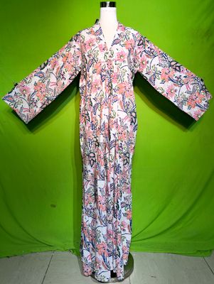 L-XL Crystal Marsha Dress 100% Cotton 57&quot; Inches Long Jalabiya