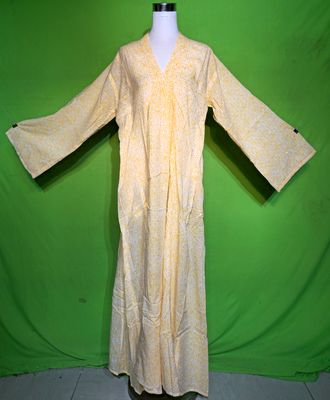 L-XL Crystal Marsha Dress 100% Cotton 57&quot; Inches Long Jalabiya