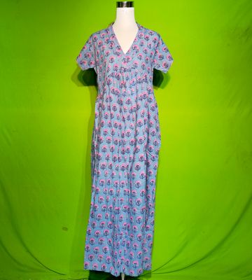 XS Amani Dress 100% Cotton 54&quot; Inches Long Jalabiya