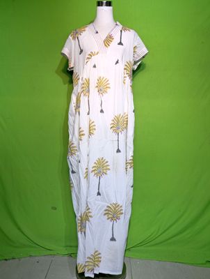 L-XL Amani Dress 100% Cotton 57&quot; Inches Long Jalabiya