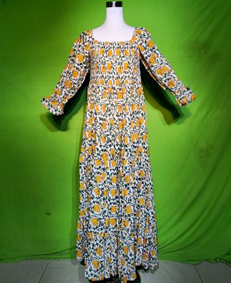 2XL-3XL Sara Dress 100% Cotton 57&quot; Inches Long Jalabiya