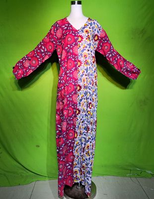 2XL-3XL Jamila Dress 100% Cotton 57&quot; Inches Long Jalabiya