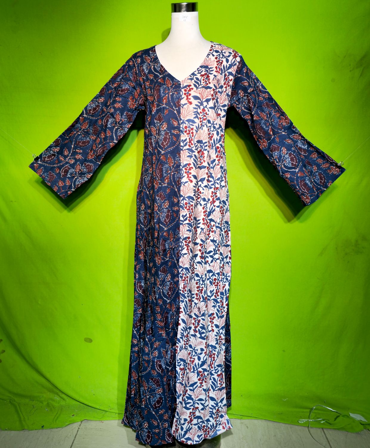 XS Jamila Dress 100% Cotton 54&quot; Inches Long Jalabiya