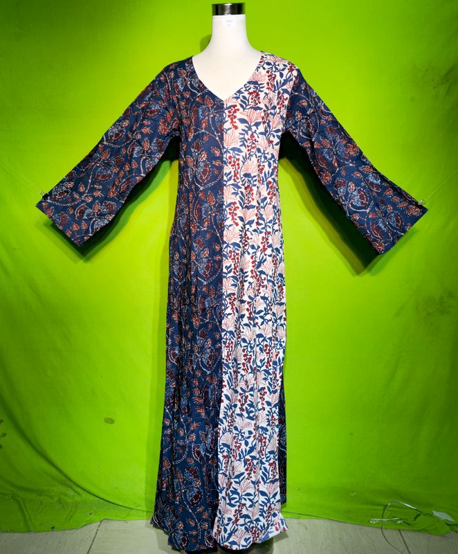 XS Jamila Dress 100% Cotton 54&quot; Inches Long Jalabiya
