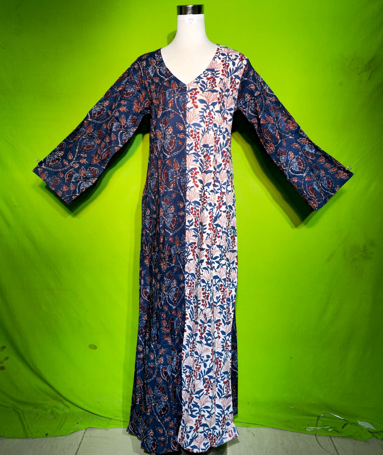 2XL-3XL Jamila Dress 100% Cotton 57&quot; Inches Long Jalabiya