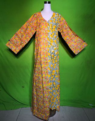 L-XL Jamila Dress 100% Cotton 57&quot; Inches Long Jalabiya