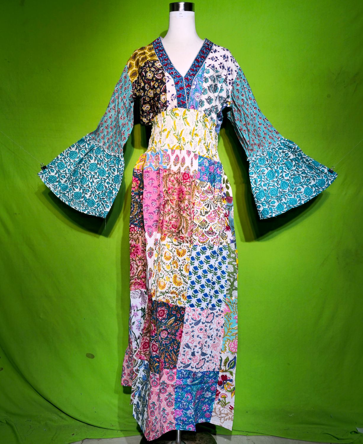 S-M Zam Dress 100% Cotton 57&quot; Inches Long Jalabiya