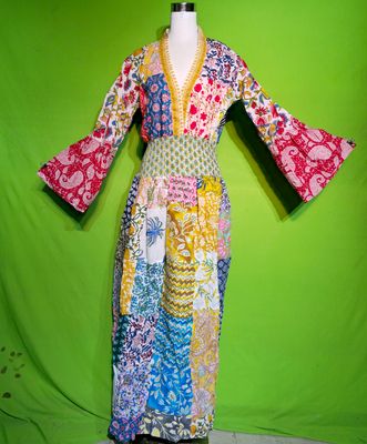 S-M Zam Dress 100% Cotton 57&quot; Inches Long Jalabiya