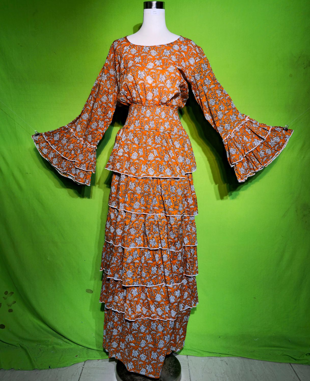 S-M Zam Dress 100% Cotton 57&quot; Inches Long Jalabiya