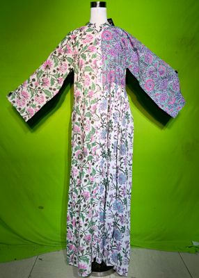 S-M Afia Dress 100% Cotton 57&quot; Inches Long Jalabiya