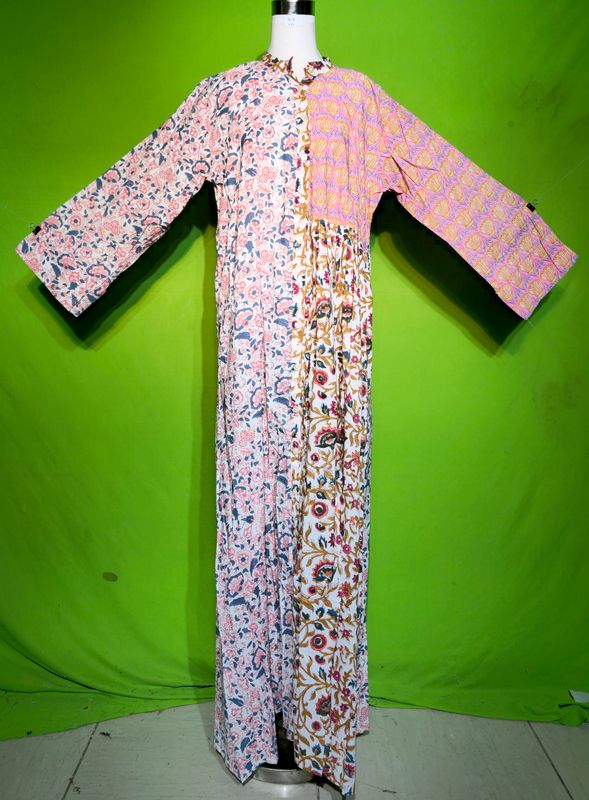 2XL-3XL Afia Dress 100% Cotton 57&quot; Inches Long Jalabiya