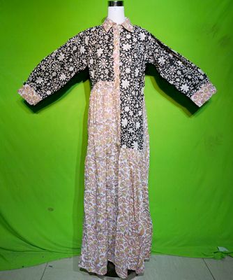 S-M New Singa Dress 100% Cotton 57&quot; Inches Long Jalabiya