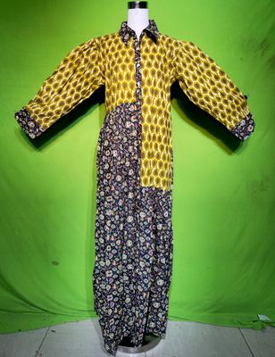 S-M New Singa Dress 100% Cotton 57&quot; Inches Long Jalabiya