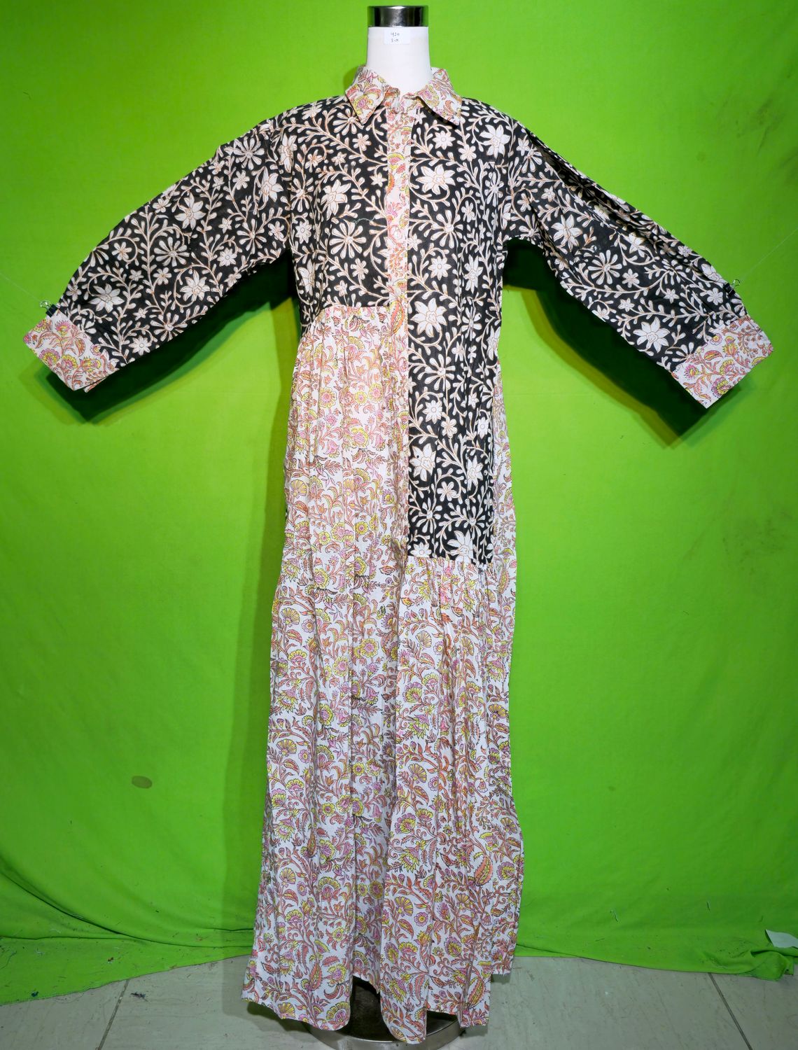 L-XL New Singa Dress 100% Cotton 57&quot; Inches Long Jalabiya