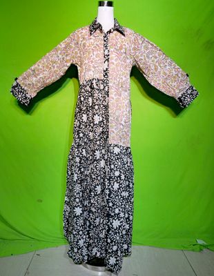 L-XL New Singa Dress 100% Cotton 57&quot; Inches Long Jalabiya