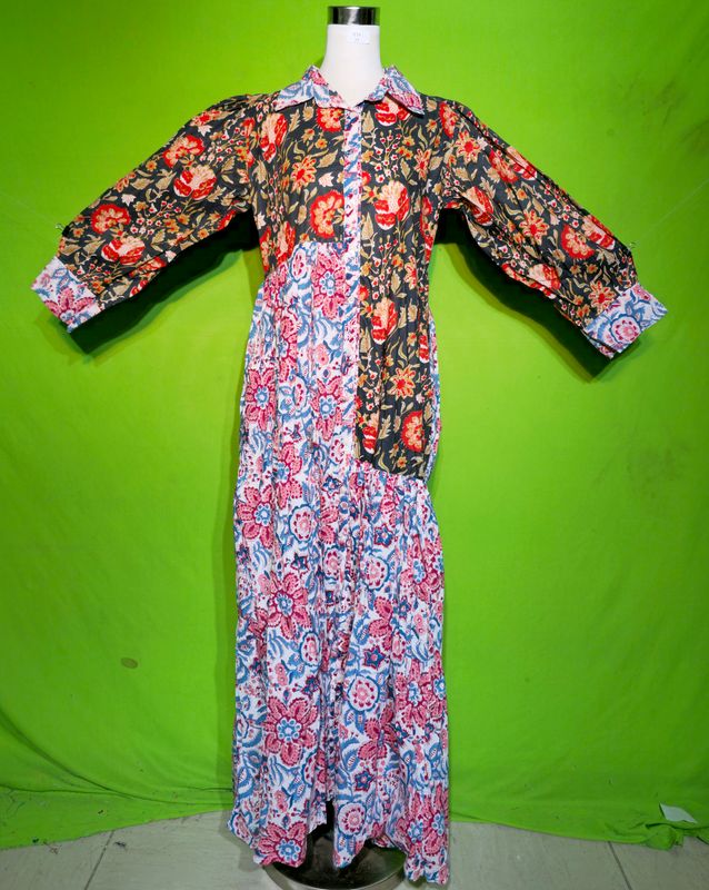 2XL-3XL New Singa Dress 100% Cotton 57&quot; Inches Long Jalabiya