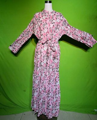 2XL-3XL Belt Dress 100% Cotton 57&quot; Inches Long Jalabiya