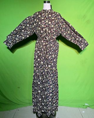 L-XL Belt Dress 100% Cotton 57&quot; Inches Long Jalabiya