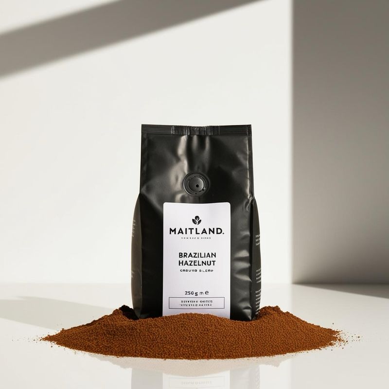 Brazilian hazelnut ground coffee