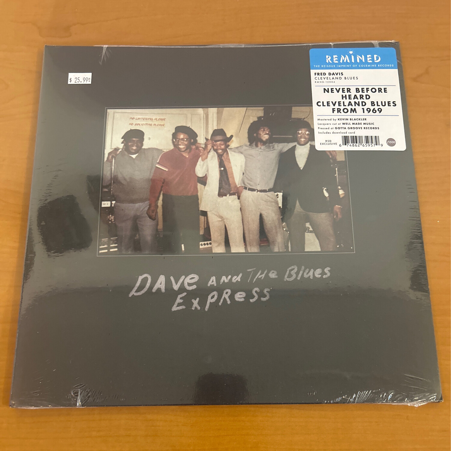 Fred Davis &quot;Cleveland Blues&quot; LP (RSD 2023)