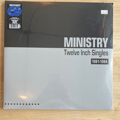 Ministry “Twelve Inch Singles 1981-1984” LP (2LP Blue Vinyl)