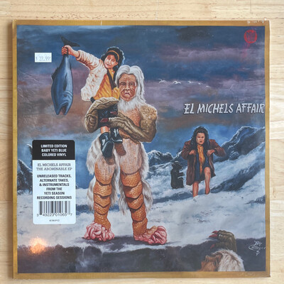 El Michaels Affair "The Abominable EP" LP (Indie Exclusive Baby Blue)