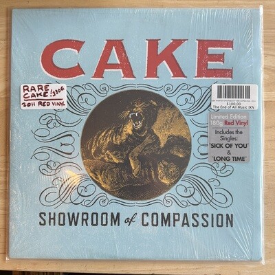Cake &quot;Showroom of Compassion&quot; USED (Ltd Red Vinyl - 2011)