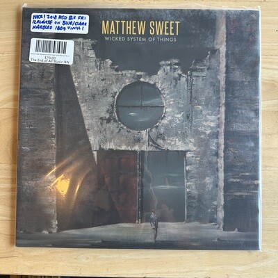 Matthew Sweet &quot;Wicked System Of Things&quot; USED (RSD BLK FRI 2018 Release - Blue/Clear Marbled 180g Vinyl)
