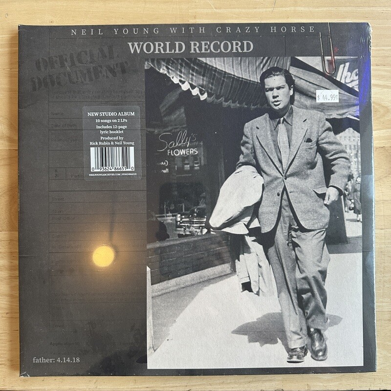 Neil Young with Crazy Horse &quot;World Record&quot; LP 