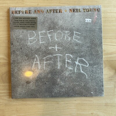 Neil Young "Before And After" LP (Limited Edition Clear Vinyl)