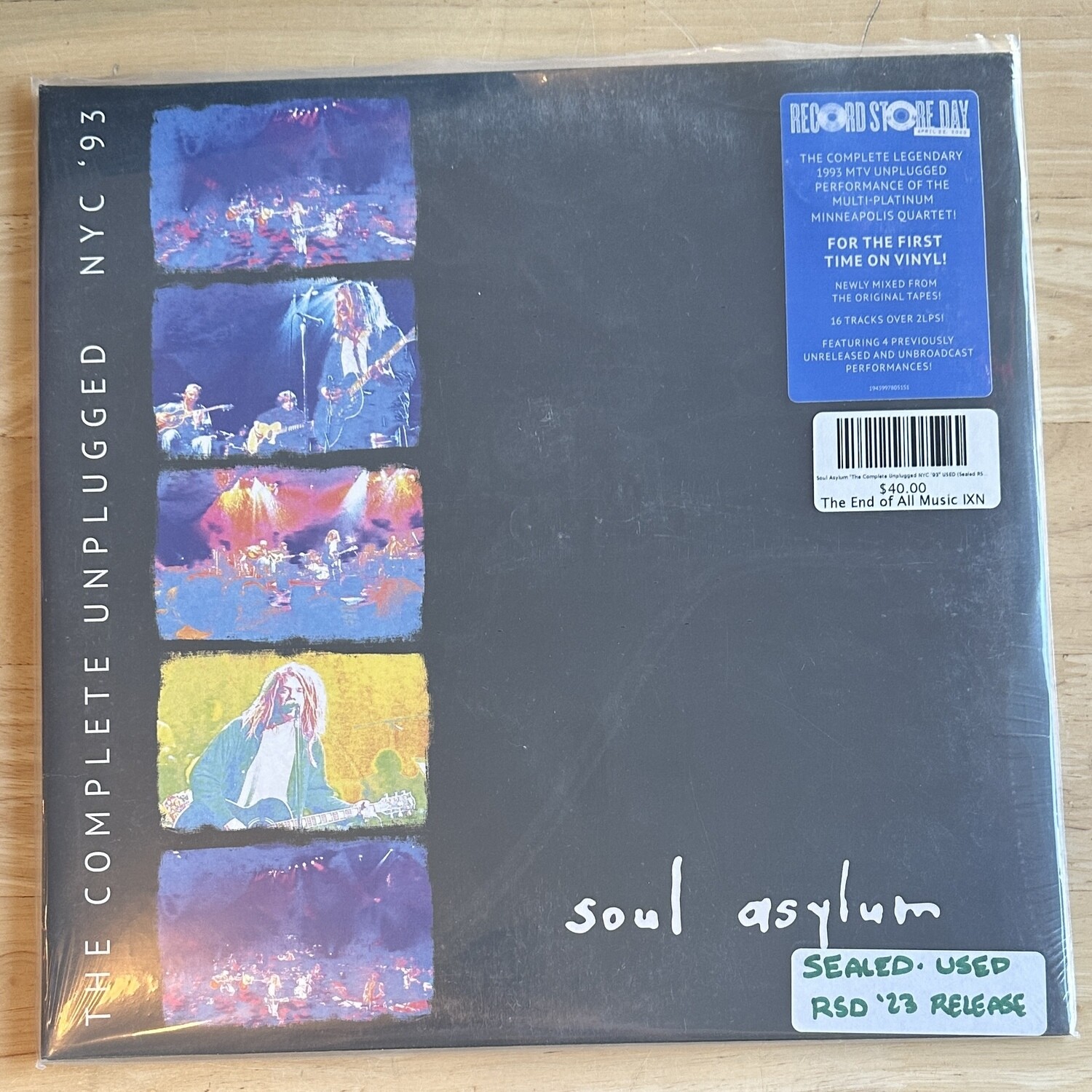 Soul Asylum &quot;The Complete Unplugged NYC &#39;93&quot; USED (Sealed)