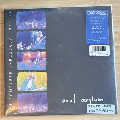 Soul Asylum &quot;The Complete Unplugged NYC &#39;93&quot; USED (Sealed)