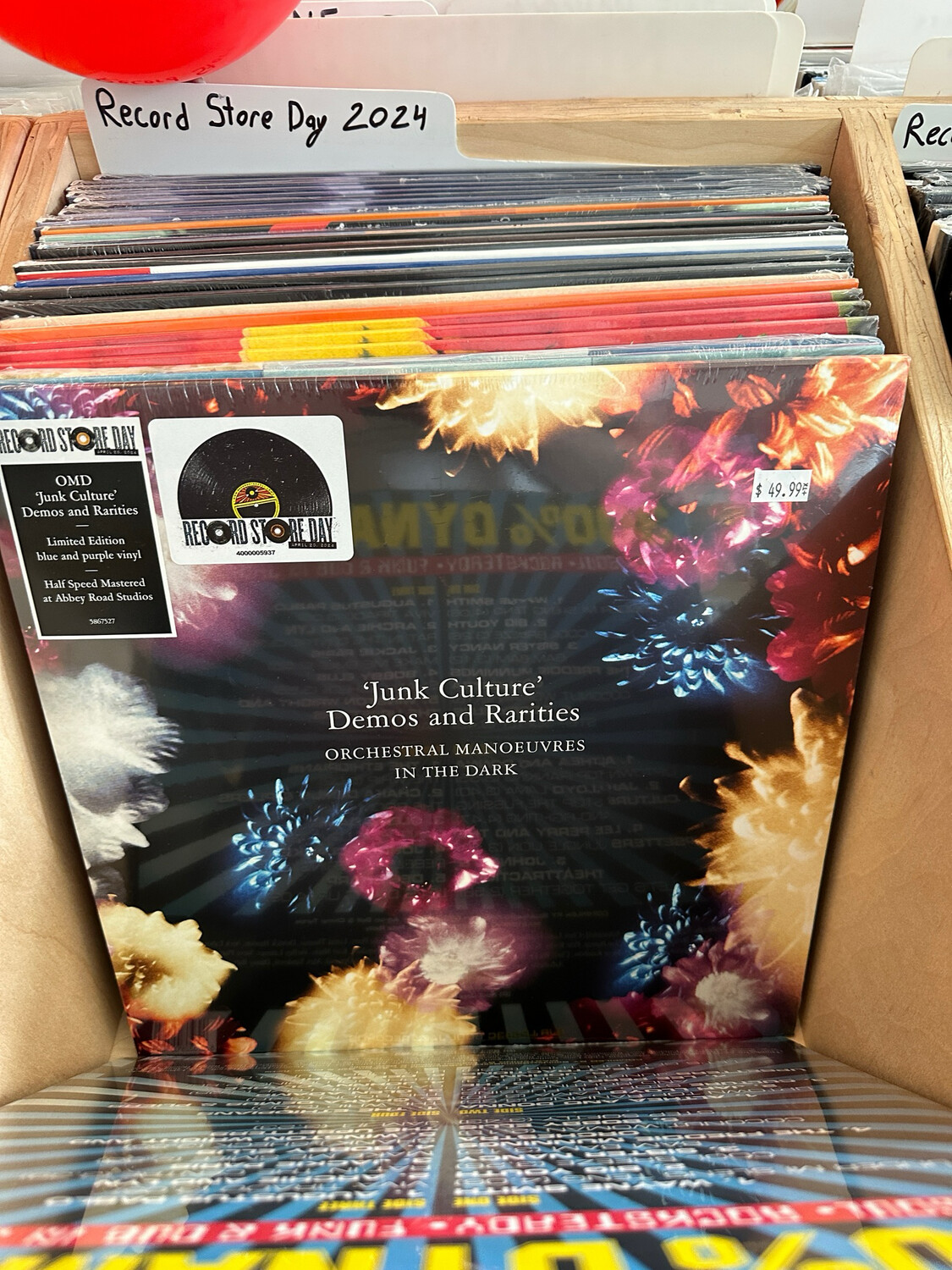 OMD &quot;Junk Culture: Demos and Rarities&quot; LP (RSD 2024)