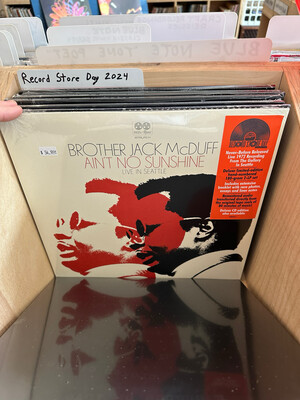 Brother Jack McDuff &quot;Ain&#39;t No Sunshine: Live in Seattle&quot; LP  (RSD 2024)