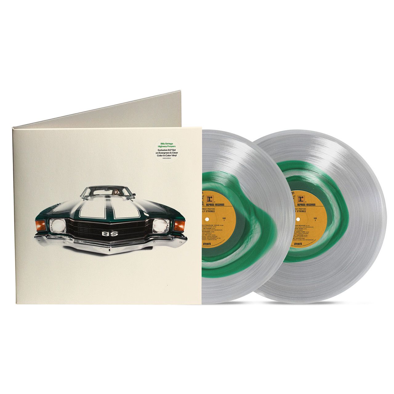 Billy Strings &quot;Highway Prayers&quot; LP (Green/ Clear Color-in-Color 2xLP)
