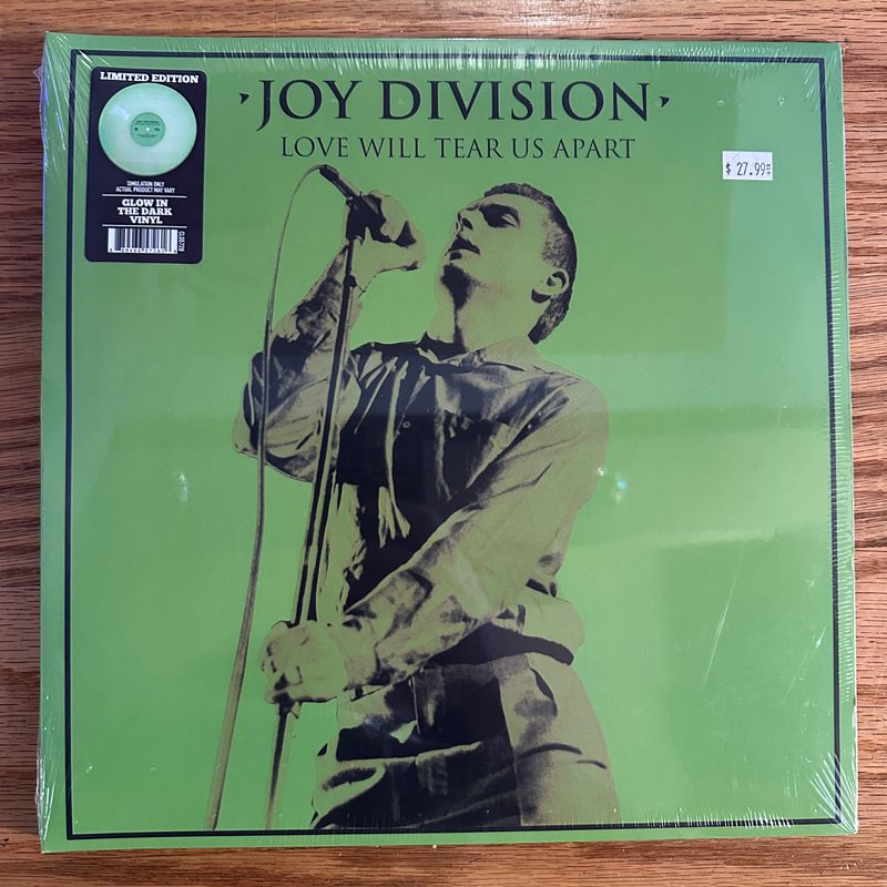 Joy Division &quot;Love Will Tear Us Apart&quot; LP Single (Glow In The Dark)
