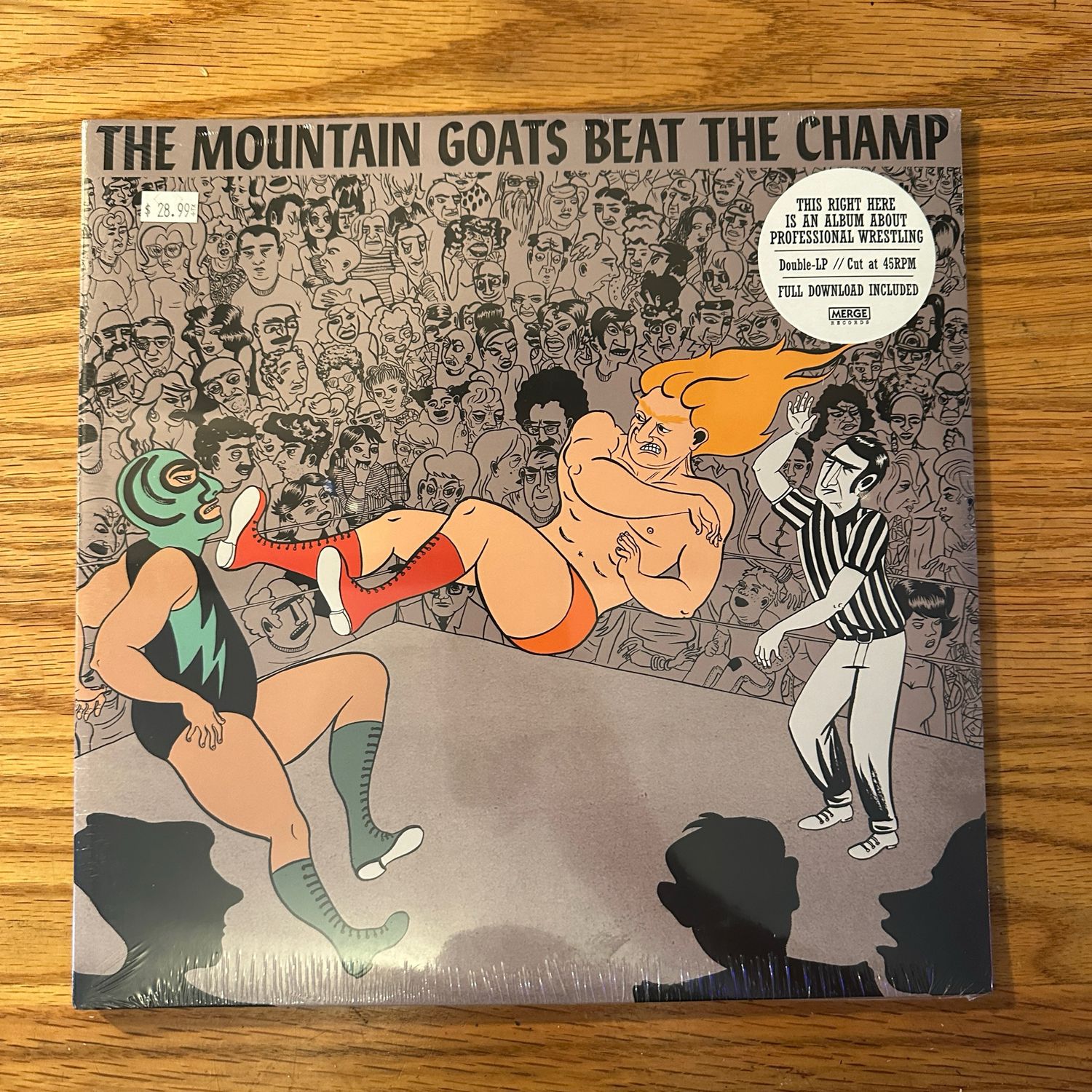 Beat the Champ REGULAR VINYL Mountain Goats