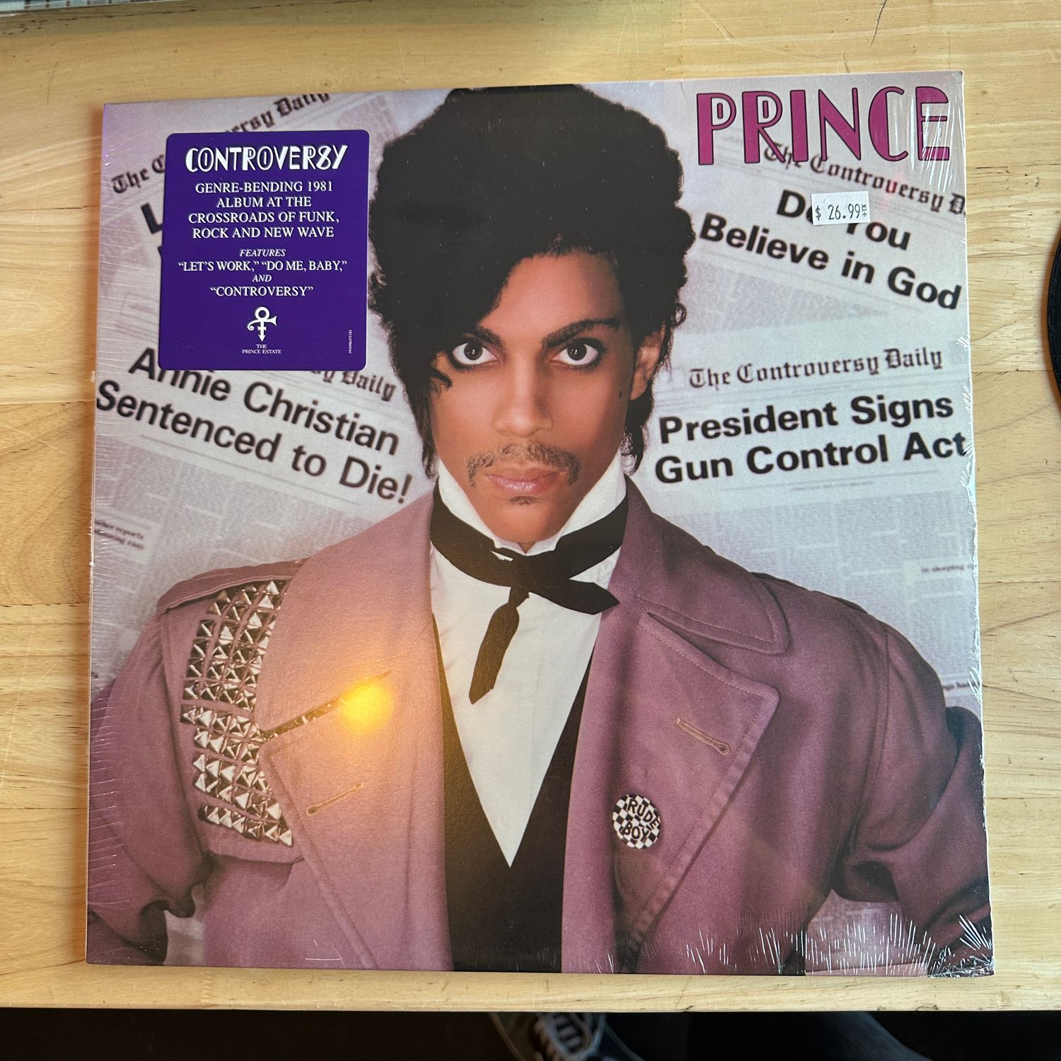 Prince &quot;Controversy&quot; LP (The Prince Estate)