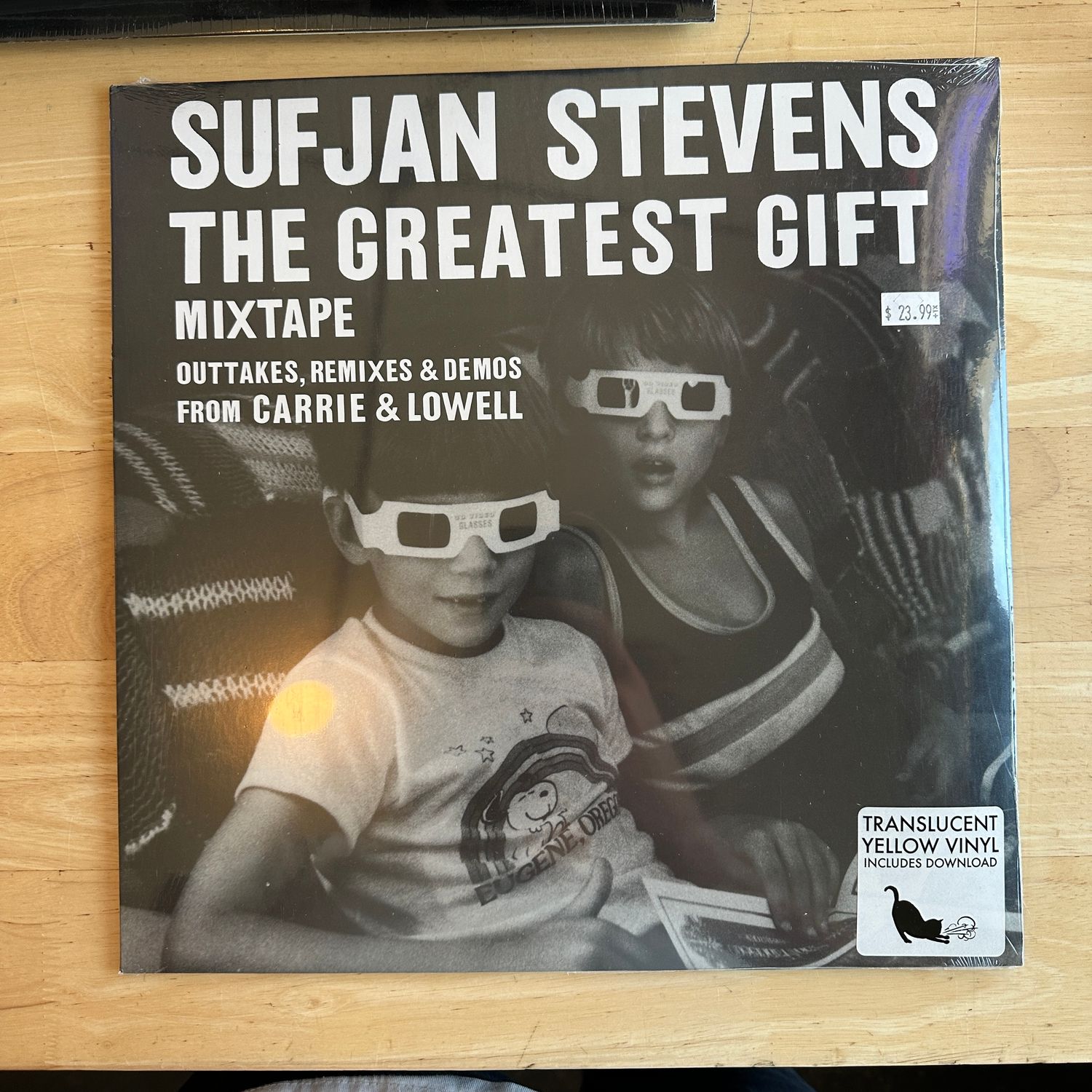 Sufjan Stevens &quot;Greatest Gift&quot; LP (yellow vinyl)