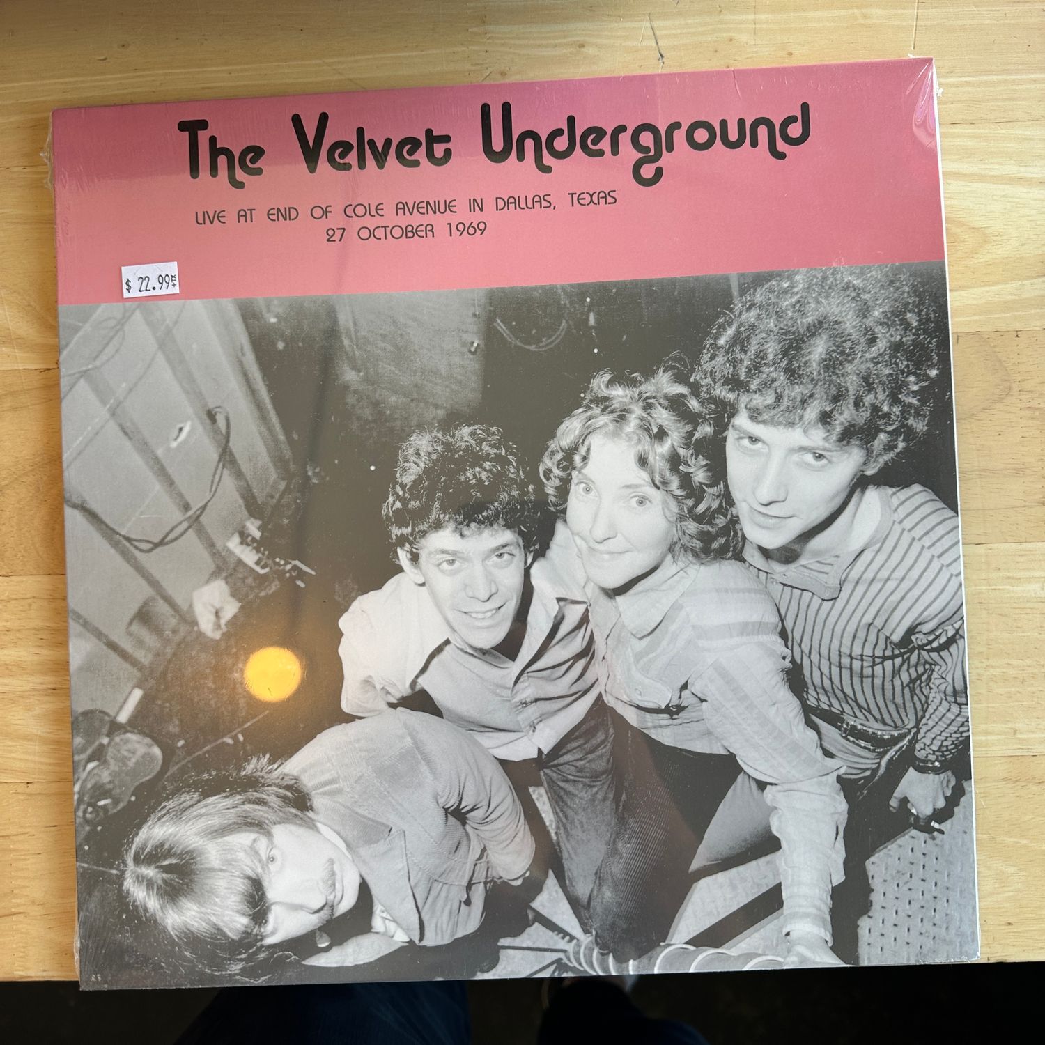 The Velvet Underground &quot;Live at End Of Cole Avenue Dallas Tx 1969&quot; LP
